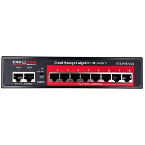 EROCAM סוויץ POE לניהול ענן