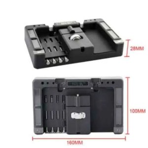 מתקן HUK לפירוק והרכבת פינים לשלטי רכב עם משטח מגנטי.